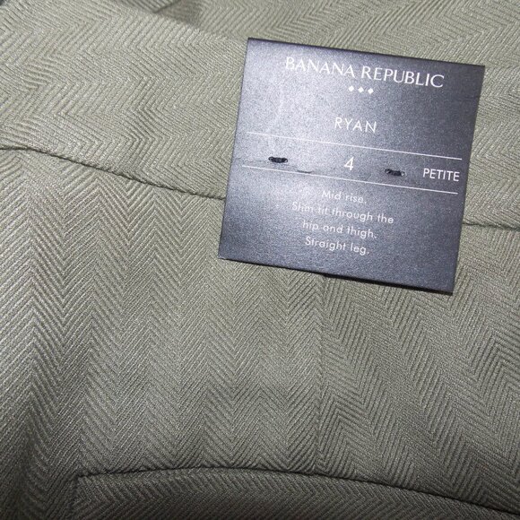 Banana Republic Ryan Stretch Twill Pant Size 4-NWT - Picture 3 of 9